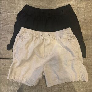 Abercrombie Kids Black Linen Shorts Bundle